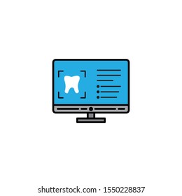 X ray icon, design template vector