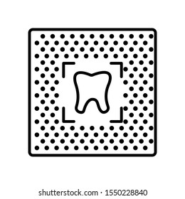 X ray icon, design template vector