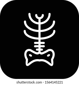  x ray icon isolated on abstract background
