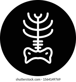  x ray icon isolated on abstract background
