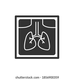 ilustración vectorial de icono de rayos X