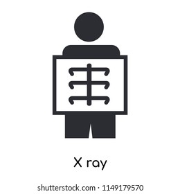 X ray icon vector isolated on white background for your web and mobile app design, X ray logo concept