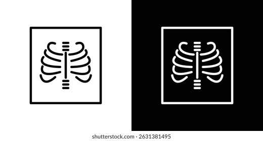 X ray icon vector for web, computer and mobile apps