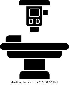 X ray room Line vector Icon Design