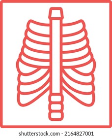 X ray vector icon. Can be used for printing, mobile and web applications.