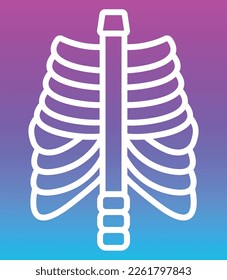 X Ray vector icon. Can be used for printing, mobile and web applications.
