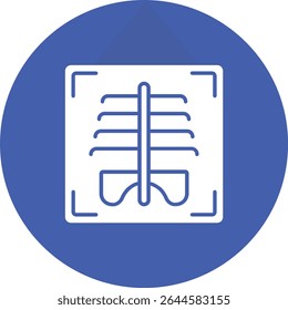 X Ray vector icon. Can be used for printing, mobile and web applications.