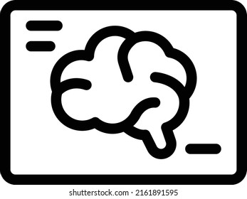ilustración de x ray Vector en un fondo transparente. Símbolos de calidad superior. Iconos vectoriales de línea delgada para el diseño de conceptos y gráficos.