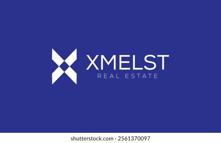 X Real estate logo realtor logo property logo design vector template
