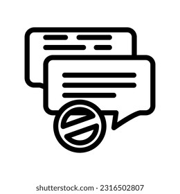 x reject line icon vector. x reject sign. isolated contour symbol black illustration