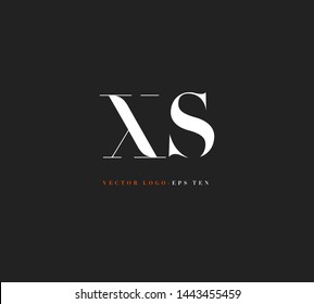 X S letters Joint logo icon vector for business card and corporate identity.