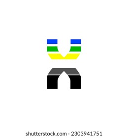 X Spektr letter vector icon