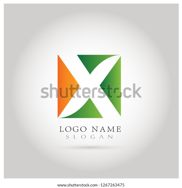 X Square Logo Symbol Icon Vector Stock Vector (Royalty Free) 1267263475 ...