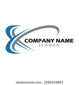 x swoosh logo 2A template