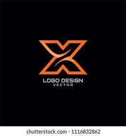 X Symbol Logo Template