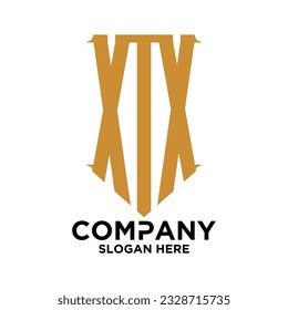 Diseño de ilustración vectorial de la plantilla del logotipo de la letra X