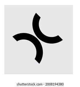 X TITLE LOGO VECTOR, FOR FREE DESIGN