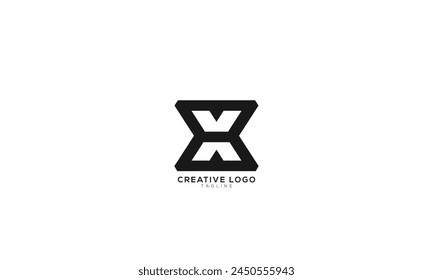 X XVN Abstract initial monogram letter alphabet logo design