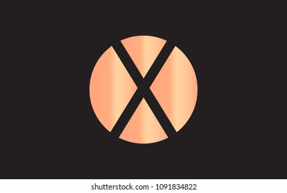 X XX Letter Initial Logo Design Template