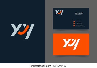 X & Y Letter logo design vector element