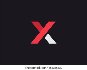 X & Y Letter Logo icon elements. Creative Graphic Alphabet Symbol for Corporate Business Identity.  Typographic Concept Icon design template