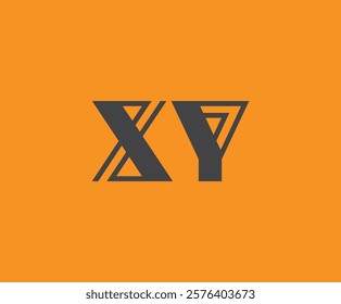 X and Y logo design. XY abstract Letters Logo Monogram. This logo design is the process of creating a visual symbol that represents a brand, company, or individual.