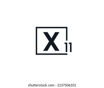 X11, 11X Initial letter logo