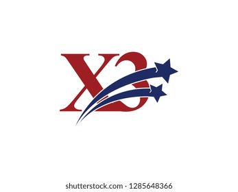 X3 logo and number with star
