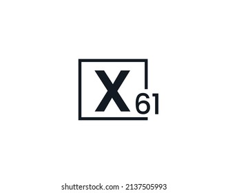 Logo de la carta inicial X61, 61X