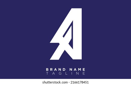 XA Alphabet letters Initials Monogram logo AX, X and A