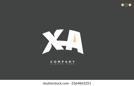 XA Alphabet letters Initials Monogram logo AX, X and A
