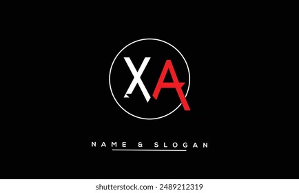 XA, AX Abstract Letters Logo Monogram