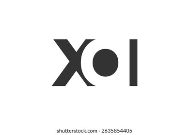 XA creative geometric initial based modern and minimal logo. Letter x a trendy fonts. Universal professional elegant techno vector design.