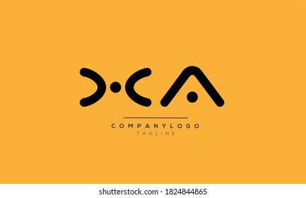 XA initials monogram letter text alphabet logo design