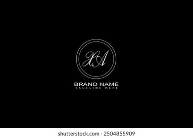 XA letter logo creative design. XA unique design
