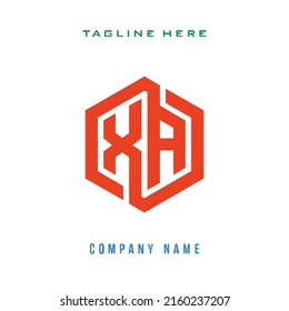 El logotipo de grabado XA es sencillo, fácil de entender y autoritario