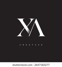 XA Monogram Logo Minimal Elegant Letter mark for Luxury, Fashion   Creative Brands	
