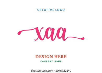 XAA lettering logo is simple, easy to understand and authoritative