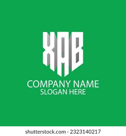 Xab-Monogram-Logo-Design-Logo-Design-Vektorgrafik-Datei