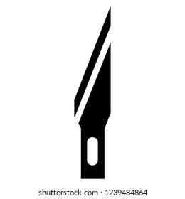 Xacto Knife Cutting Vector Symbol Icon Illustration Graphic