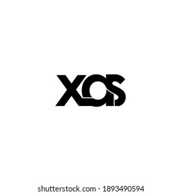 xas letter original monogram logo design