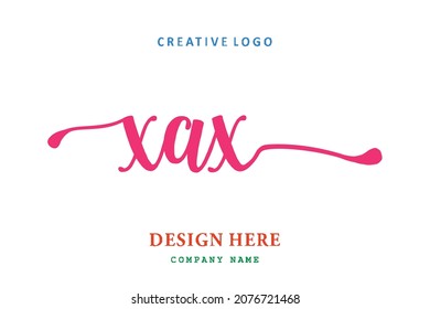 XAX lettering logo is simple, easy to understand and authoritative