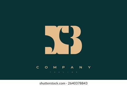 XB Abstract Geometric Logo Design. Modern and elegant logo design with simplistic typography elements, showcasing branding excellence.