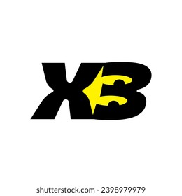 XB brand name initial letters monogram.