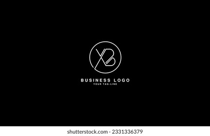 XB, BX, Abstract Letters Logo Monogram