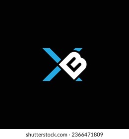 XB or BX abstract outstanding professional business awesome artistic branding company different colors illustration logo