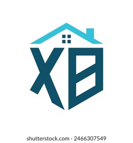 XB House Logo Design Template. Letter XB Logo for Real Estate, Construction or any House Related Business