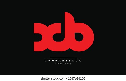 XB icon monogram letter text alphabet logo design
