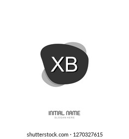 XB Initial logo template vector