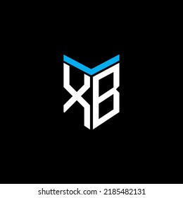 XB letter logo creative design with vector graphic